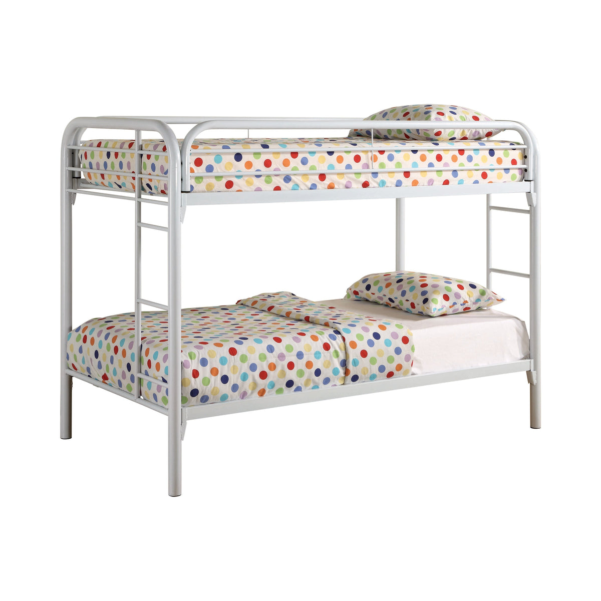 Coaster Morgan Twin over Twin Bunk Bed White Model 2256W