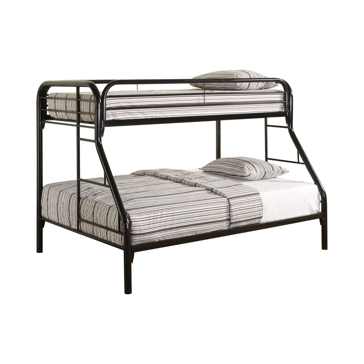 Coaster Morgan Twin over Full Bunk Bed Black Model 2258K