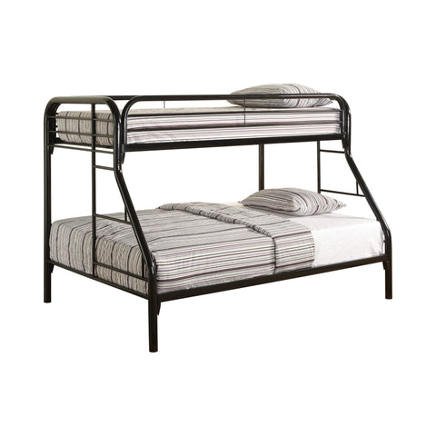 Coaster Morgan Twin over Full Bunk Bed Black Model 2258K