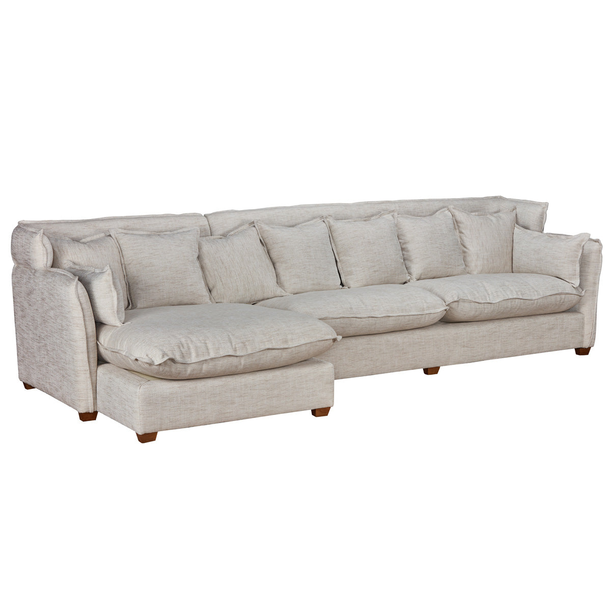 Classic Home Leona Sectional Beige Model 2300SC13