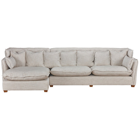 Classic Home Leona Sectional Beige Model 2300SC13