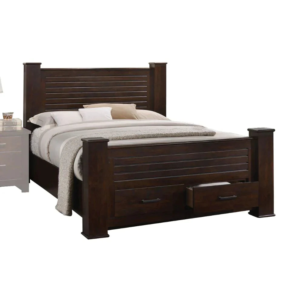 Panang Mahogany Eastern King Bed Model 23367EK By ACME Furniture