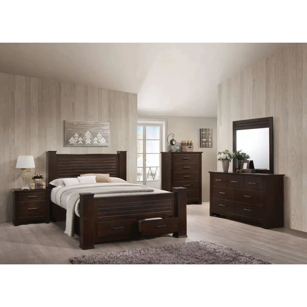 Panang Mahogany Queen Bed Model 23370Q By ACME Furniture