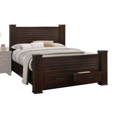 Panang Mahogany Eastern King Bed Model 23367EK By ACME Furniture