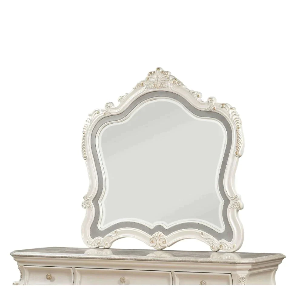 Chantelle Pearl White Mirror Model 23544 By ACME Furniture