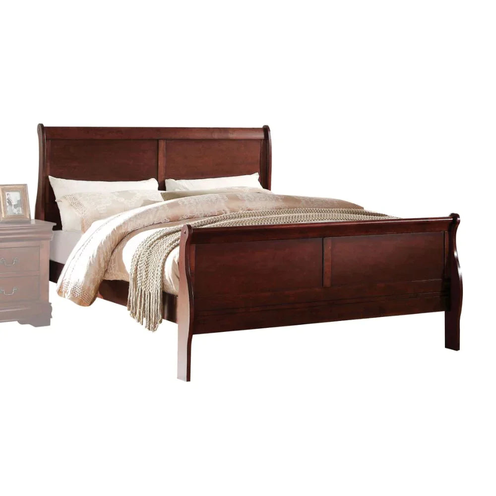 Louis Philippe Cherry Eastern King Bed Model 23747EK By ACME Furniture