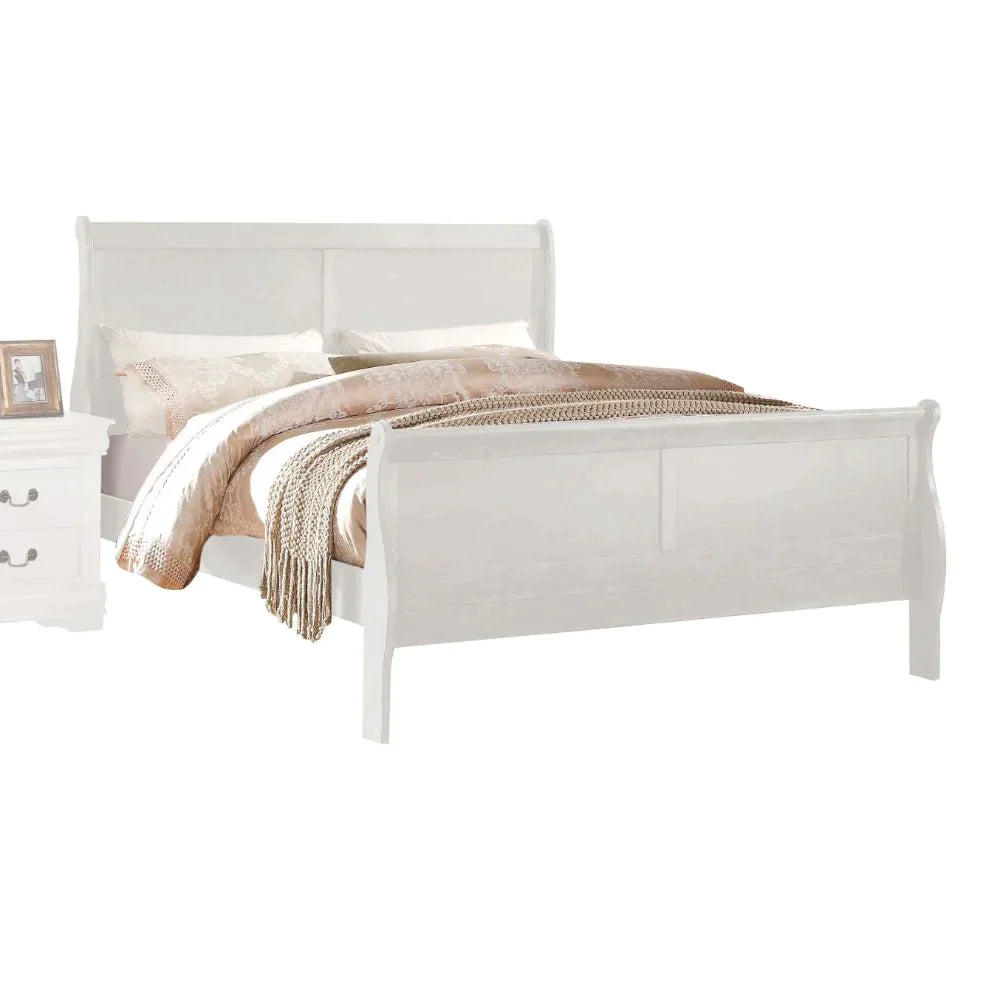 Louis Philippe White Queen Bed Model 23830Q By ACME Furniture