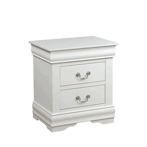 Louis Philippe White Nightstand Model 23833 By ACME Furniture