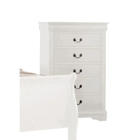 Louis Philippe White Chest Model 23836 By ACME Furniture