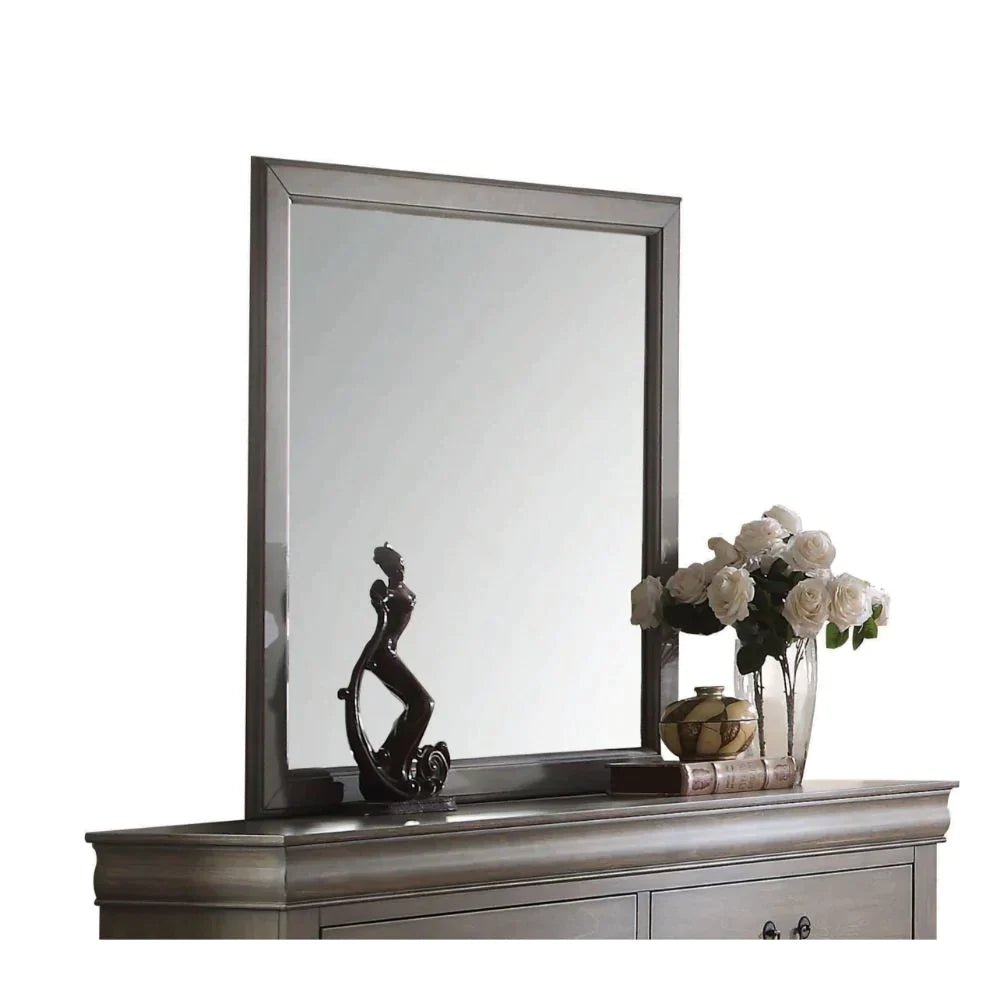 Louis Philippe Antique Gray Mirror Model 23864 By ACME Furniture