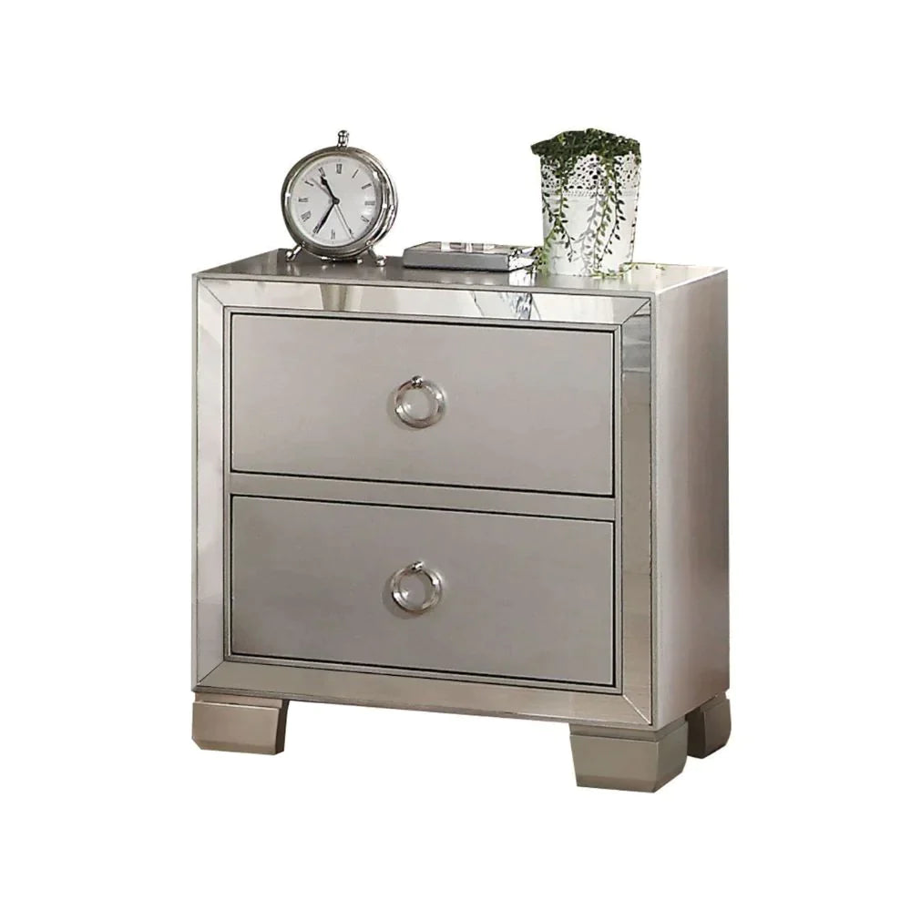 Voeville II Platinum Nightstand Model 24843 By ACME Furniture