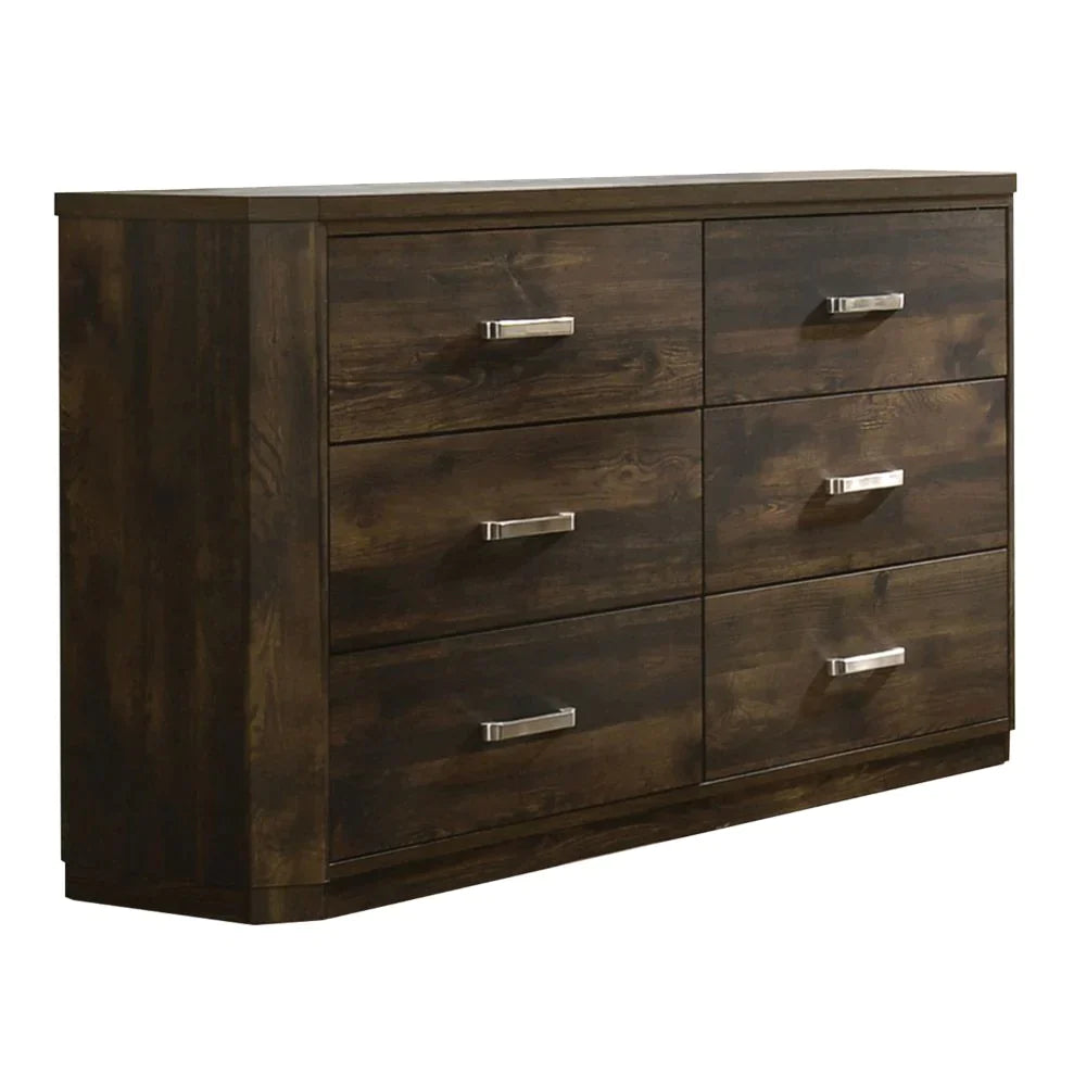 Elettra Rustic Walnut Dresser Model 24855 By ACME Furniture