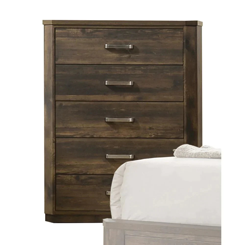 Elettra Rustic Walnut Chest Model 24856 By ACME Furniture