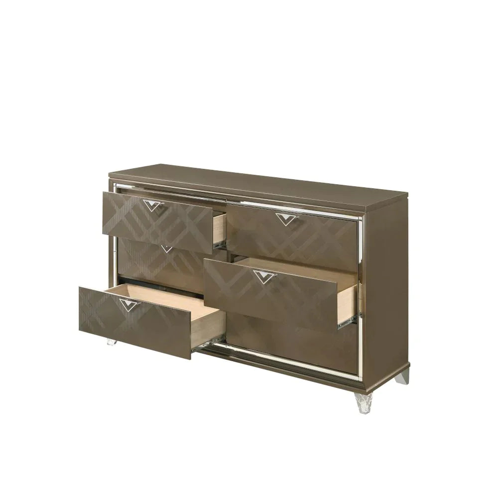 Skylar Dark Champagne Dresser Model 25325 By ACME Furniture Caviani-Furniture Skylar Dark Champagne Dresser Model 25325 By ACME Furniture Caviani-Furniture