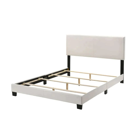 Lien White PU Queen Bed Model 25710Q By ACME Furniture
