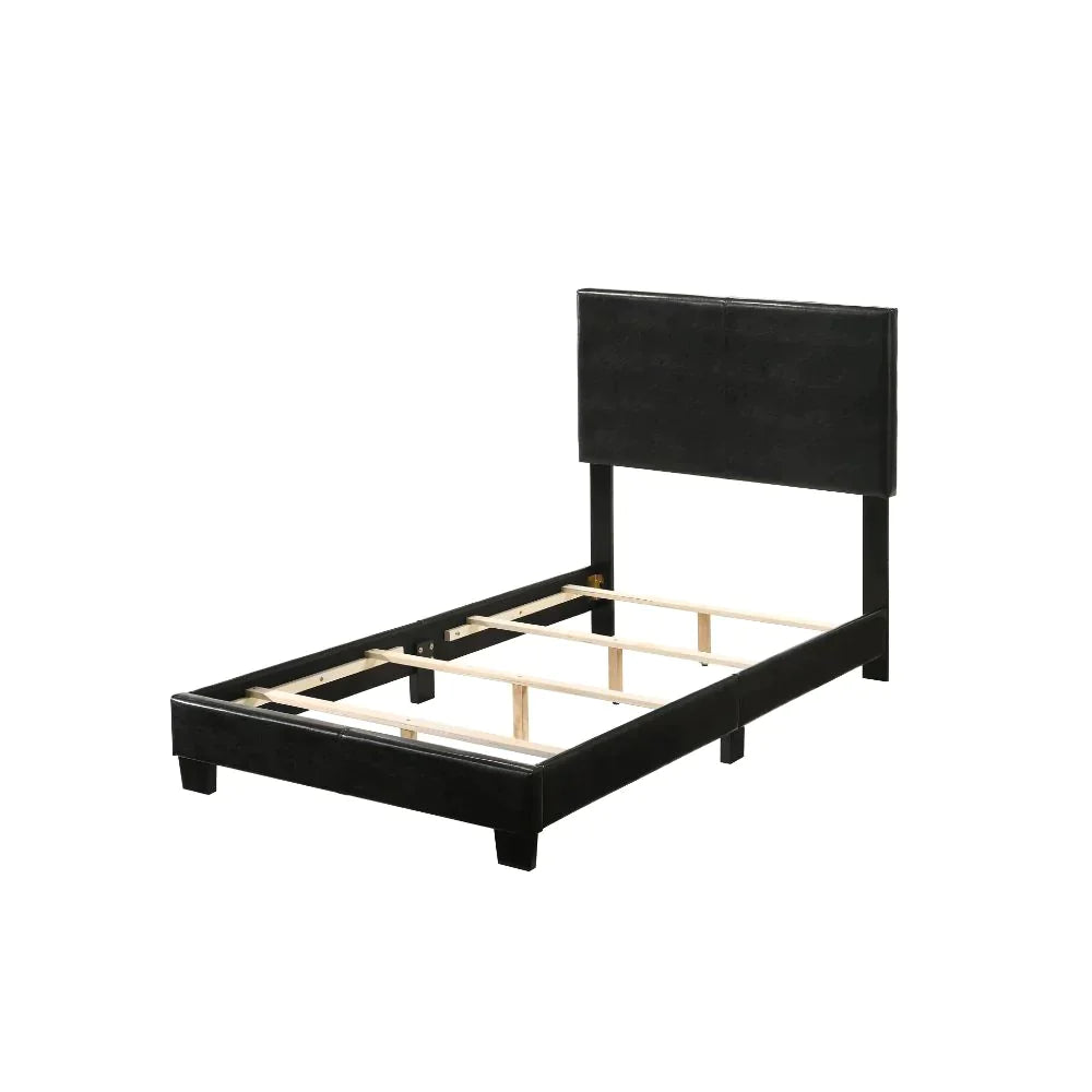 Lien Black PU Twin Bed Model 25736T By ACME Furniture