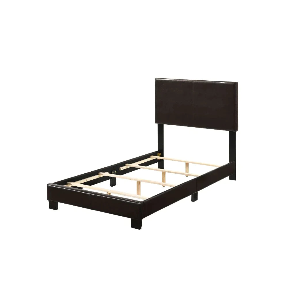 Lien Espresso PU Twin Bed Model 25756T By ACME Furniture