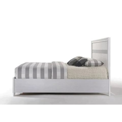 Naima White Eastern King Bed Model 25767EK By ACME Furniture