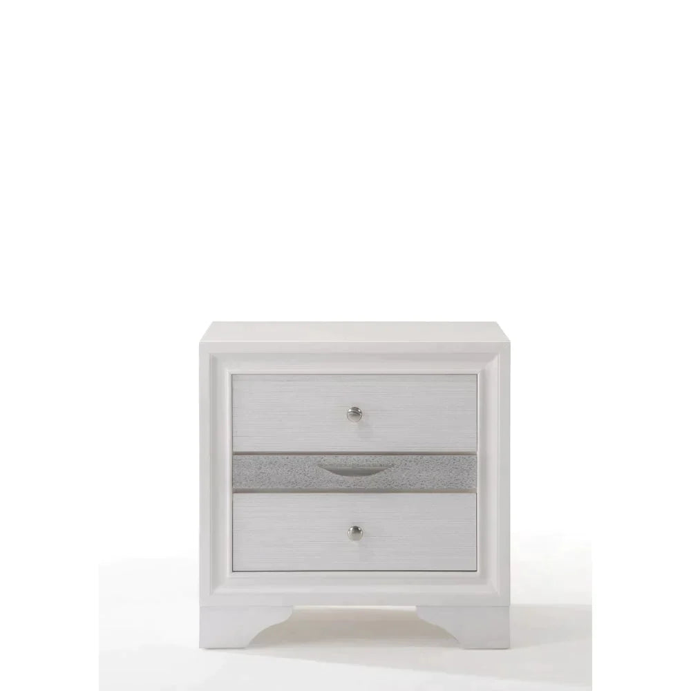 Naima White Nightstand Model 25773 By ACME Furniture