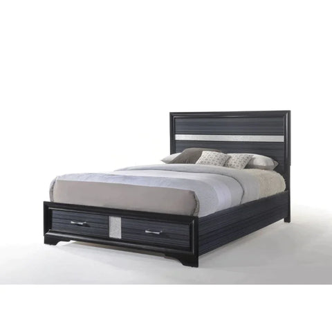 Naima Black Queen Bed Model 25900Q By ACME Furniture