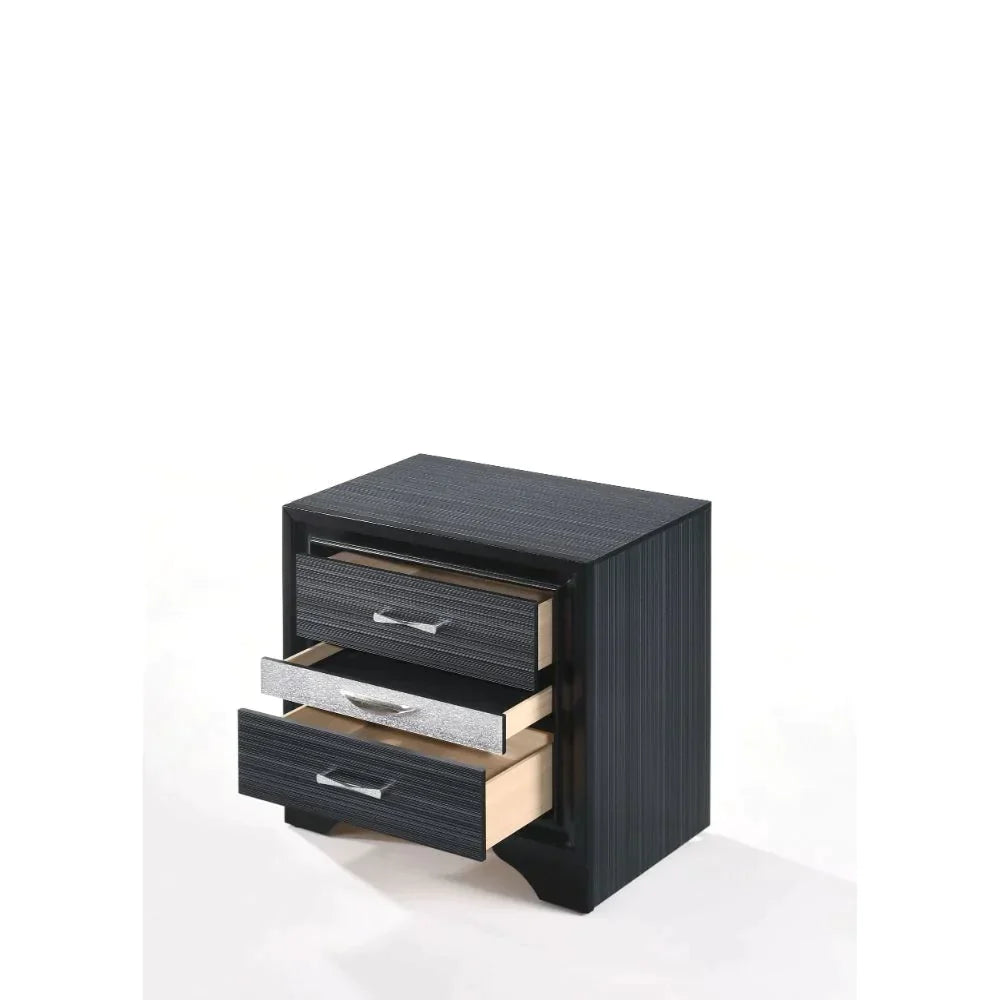 Naima Black Nightstand Model 25903 By ACME Furniture