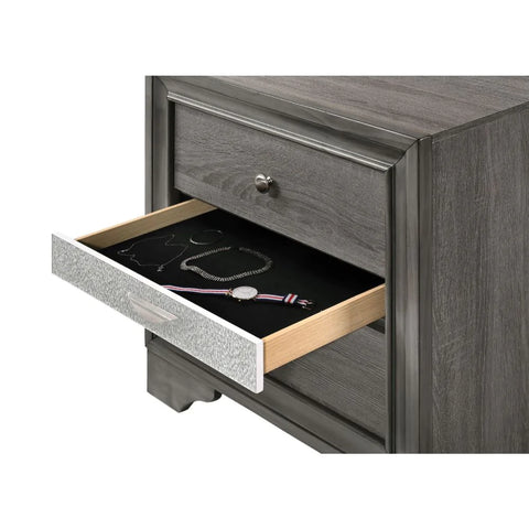 Naima Gray Nightstand Model 25973 By ACME Furniture
