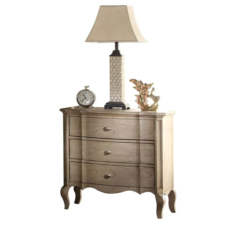 Chelmsford Antique Taupe Nightstand Model 26053 By ACME Furniture