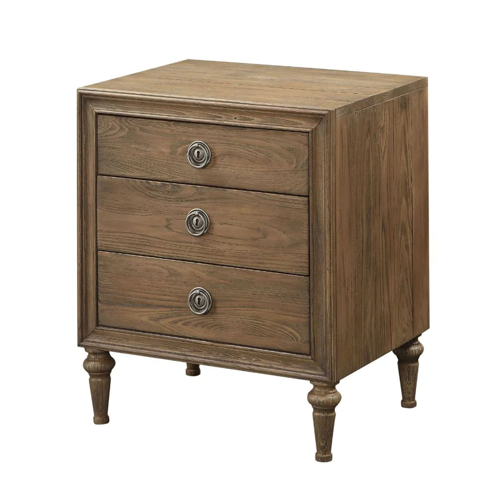 Inverness Reclaimed Oak Nightstand Model 26093 By ACME Furniture