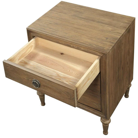 Inverness Reclaimed Oak Nightstand Model 26093 By ACME Furniture