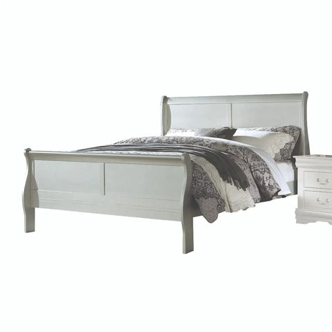 Louis Philippe Platinum Eastern King Bed Model 26727EK By ACME Furniture