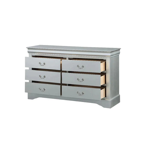 Louis Philippe Platinum Dresser Model 26735 By ACME Furniture