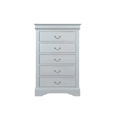 Louis Philippe Platinum Chest Model 26736 By ACME Furniture