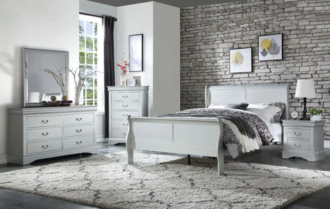 Louis Philippe Platinum Twin Bed Model 26740T By ACME Furniture