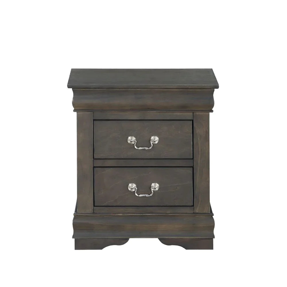 Louis Philippe Dark Gray Nightstand Model 26793 By ACME Furniture