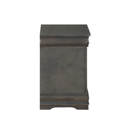 Louis Philippe Dark Gray Nightstand Model 26793 By ACME Furniture