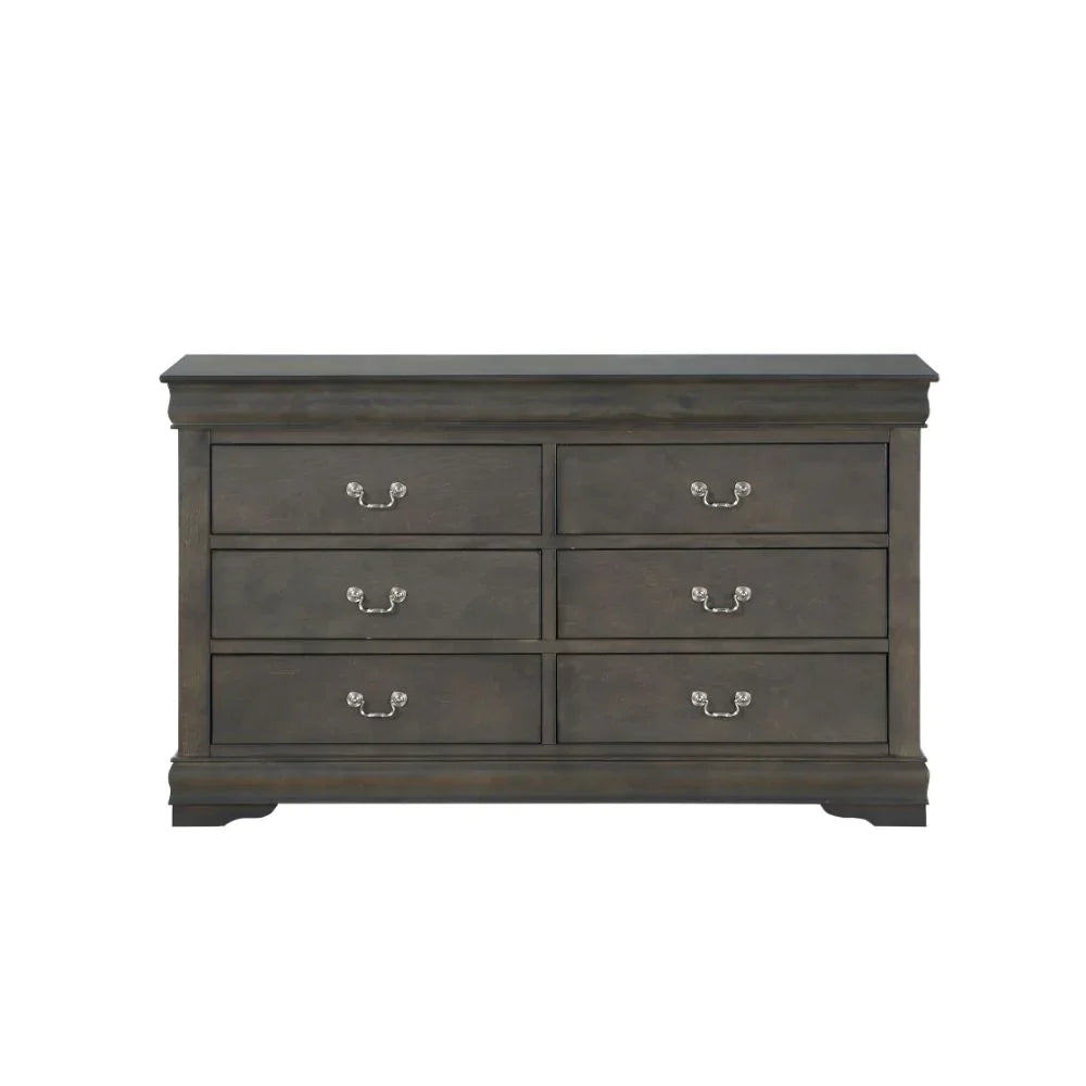 Louis Philippe Dark Gray Dresser Model 26795 By ACME Furniture