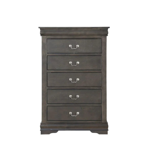 Louis Philippe Dark Gray Chest Model 26796 By ACME Furniture