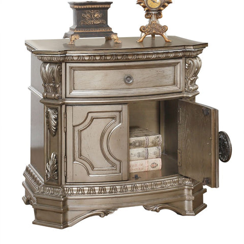 ACME Northville Antique Silver Finish Northville Nightstand Model 26935