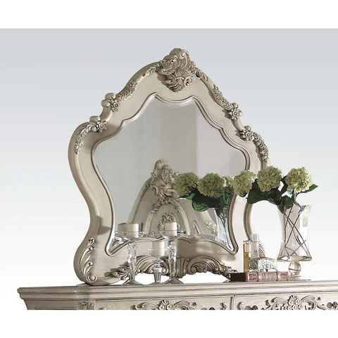 Ragenardus Antique White Mirror Model 27014 By ACME Furniture