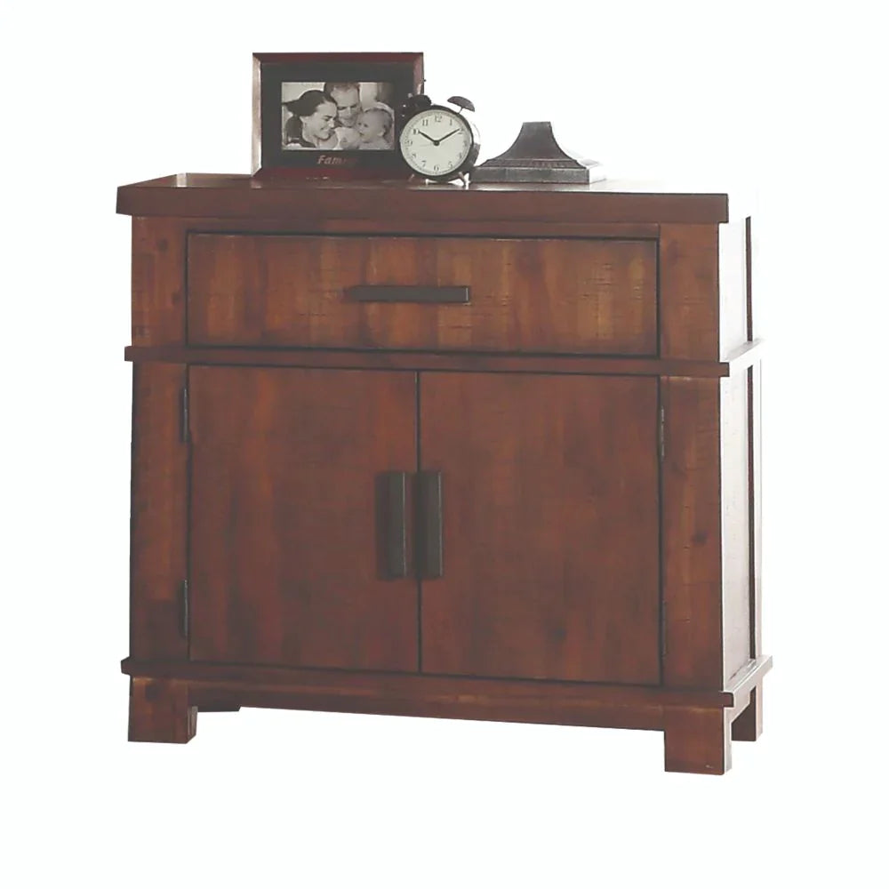 Vibia Cherry Oak Nightstand Model 27163 By ACME Furniture