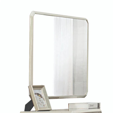 Kordal Vintage Beige PU Mirror Model 27204 By ACME Furniture