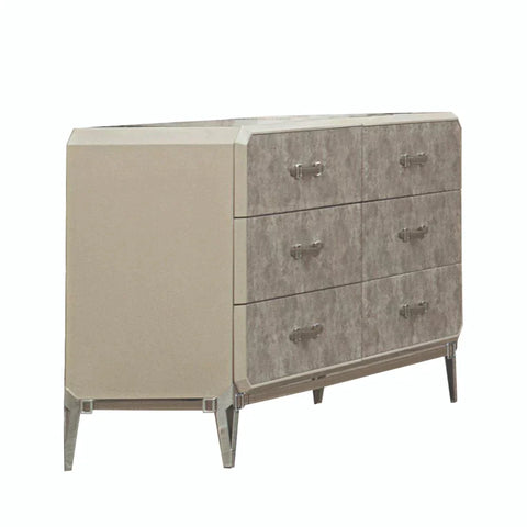 Kordal Vintage Beige PU Dresser Model 27205 By ACME Furniture