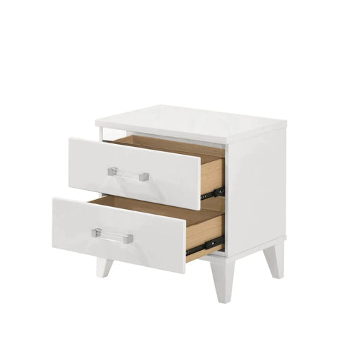 Chelsie White Finish Nightstand Model 27393 By ACME Furniture
