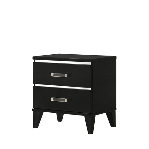 ACME Chelsie Black Finish Chelsie Nightstand Model 27413