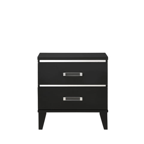 ACME Chelsie Black Finish Chelsie Nightstand Model 27413