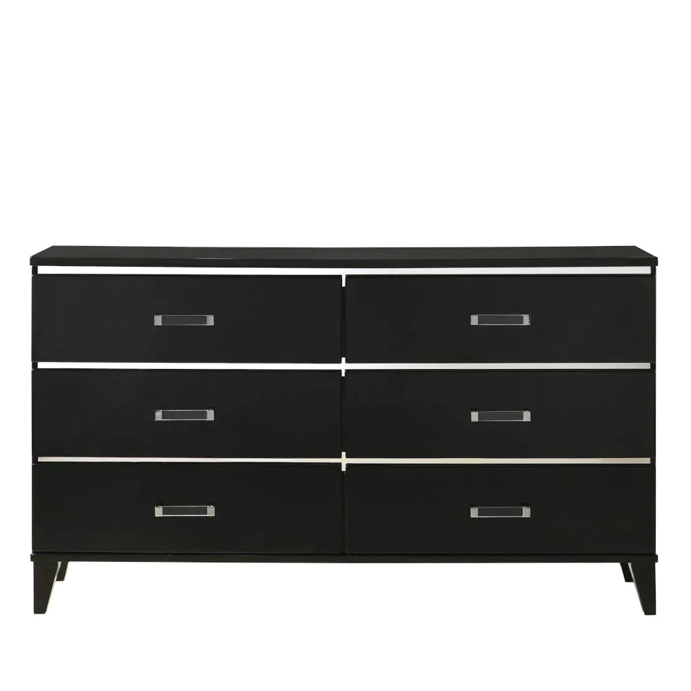 Chelsie Black Finish Dresser Model 27415 By ACME Furniture