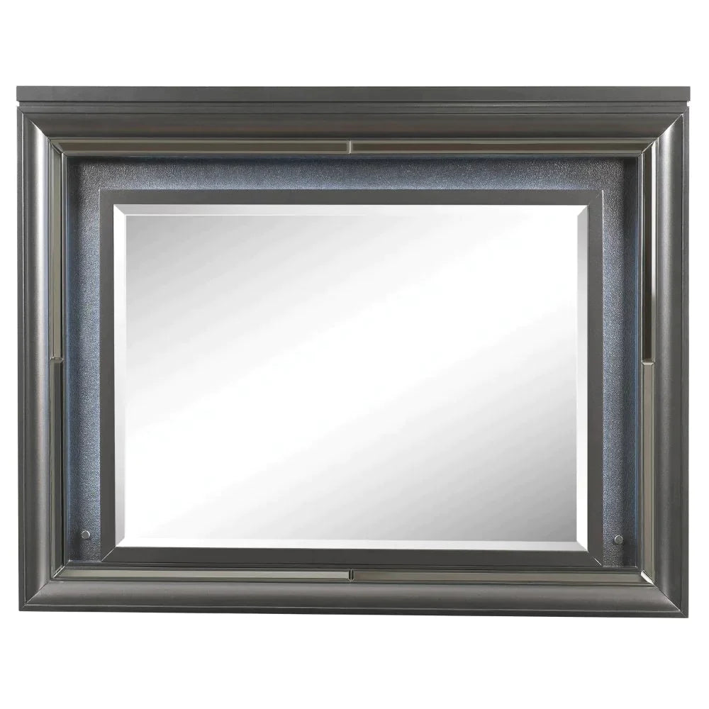Sawyer Metallic Gray Mirror Model 27974 By ACME Furniture