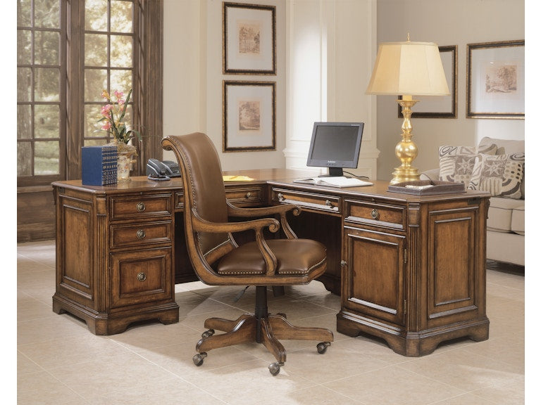 Hooker Furniture Home Office Brookhaven Executive L Right Return