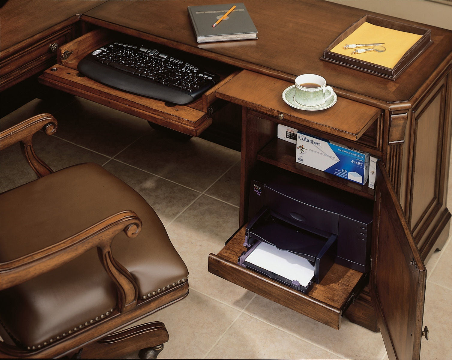 Hooker Furniture Home Office Brookhaven Executive L Right Return