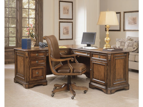 Hooker Furniture Home Office Brookhaven Executive L Right Return